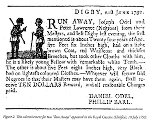 Runaway Slave Ad - small