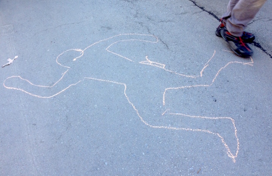Chalk corpse